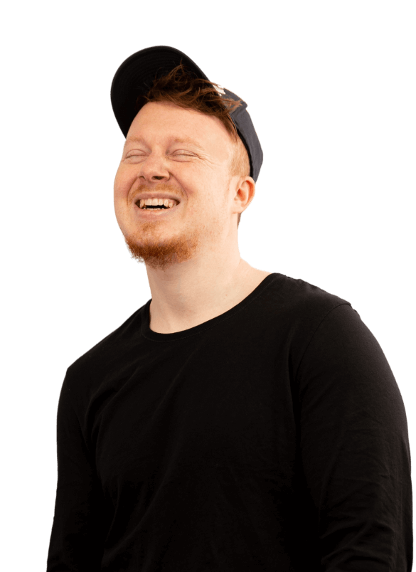 Photo of Reece, member of the Freestyle team.