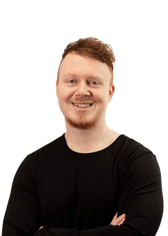 Photo of Reece, member of the Freestyle team.