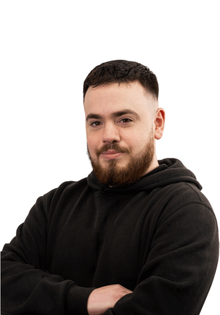 Photo of Sam, member of the Freestyle team.