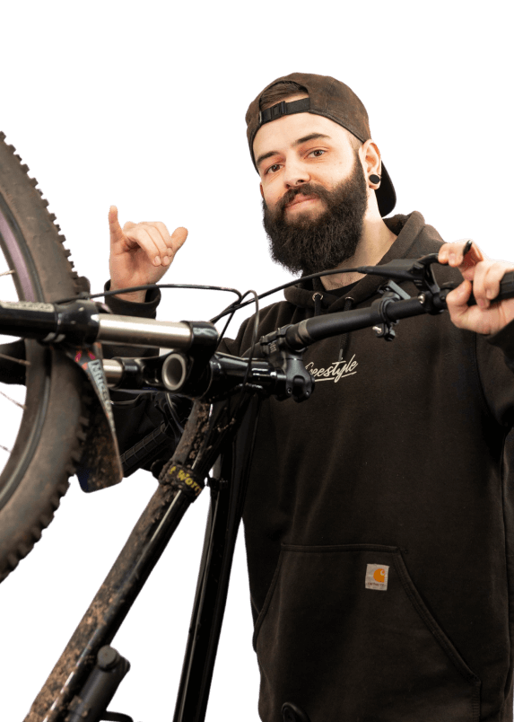 Photo of Steve, member of the Freestyle team.