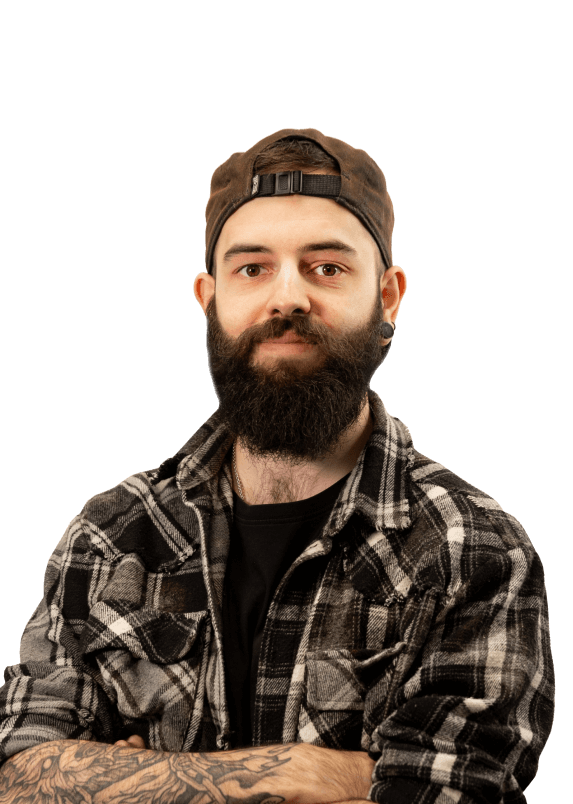 Photo of Steve, member of the Freestyle team.